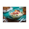 Earthchoice Recycled Pet Container Lid, For 24 To 32 Oz Container Bases, 7.37 x 7.37 x 0.83, Clear, Plastic, 300/Carton