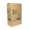 Smartlock Foam Hinged Lid Container, Small, 3 Compartments, 7.5 x 8 x 2.63, White, 150/Carton