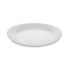 Placesetter Satin Non-Laminated Foam Dinnerware, Plate, 7" Dia, White, 900/Carton
