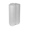 Foam Hinged Lid Container, Single Tab Lock, 5 x 5 x 2.5, White, 500/Carton