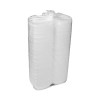 Foam Hinged Lid Container, Single Tab Lock, 6 x 6 x 3, White, 500/Carton