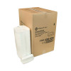 Foam Hinged Lid Container, Single Tab Lock Hot Dog, 7.25" x 3" x 2", White, 504/Carton