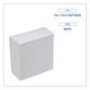 Tall Fold Dispenser Napkin, 12 x 7, White, 500/Pack, 20 Packs/Carton
