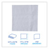 Dinner Napkin, 1-Ply, 17 x 17, White, 250/Pack, 12 Packs/Carton