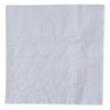 Dinner Napkin, 1-Ply, 17 x 17, White, 250/Pack, 12 Packs/Carton