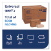 Xpressnap Interfold Dispenser Napkins, 1-Ply, Bag-Pack, 13 x 8.5, White, 6,000/Carton