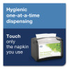 Xpressnap Interfold Dispenser Napkins, 1-Ply, Bag-Pack, 13 x 8.5, White, 6,000/Carton