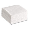 100% Recycled Napkins, 1-Ply, 11.5 x 12.5, White, 250/Pack