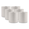 Hardwound Paper Towels, 1-Ply, 8" x 800 Ft, White, 6 Rolls/Carton