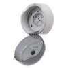 Sofpull High-Capacity Center-Pull Bathroom Tissue Dispenser, 10.5 x 6.75 x 10.5, Smoke