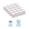 Low-Fold Dispenser Napkins, 1-Ply, 7 x 12, White, 400/Pack, 20 Packs//Carton