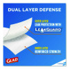 Cloroxpro Forceflex Tall Kitchen Drawstring Trash Bags, 13 Gal, 24 x 27.38, Gray, 100/Box