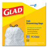 Cloroxpro Forceflex Tall Kitchen Drawstring Trash Bags, 13 Gal, 24 x 27.38, Gray, 100/Box