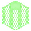Wave 3D Urinal Deodorizer, Cucumber Melon Scent, Green, 10/Box