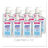 Advanced Hand Sanitizer Refreshing Gel, 12 Oz Pump Bottle, Clean Scent, 12/Carton