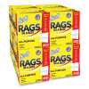 Rags In a Box, Pop-Up Box, 12 x 9, White, 200/Box, 8 Boxes/Carton