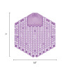 Wave 3D Urinal Deodorizer, Fabulous Scent, Purple, 58 g, 10/Box, 6 Boxes/Carton