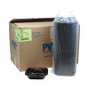 Earthchoice Square Recycled Bowl, 24 Oz, 7 x 7 x 1.52, Black, Plastic, 300/Carton