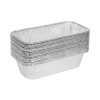 Aluminum Steam Table Pan, One-Third Size Deep Loaf, 3" Deep, 5.9 x 8.04, 200/Carton