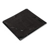 Low-Density Can Liners, 33 Gal, 1.6 Mil, 23" x 39", Black, Flat Pack, 100/Carton