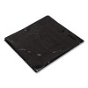 Low-Density Can Liners, 60 Gal, 2.4 Mil, 38" x 58", Black, Flat Pack, 100/Carton
