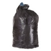 Low-Density Can Liners, 45 Gal, 1.6 Mil, 23" x 46", Black, Flat Pack, 100/Carton