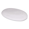 Pla Lids For Fiber Burrito Bowls, 8" Diameter, Clear, Plastic, 400/Carton