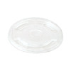 Pla Clear Cold Cup Lids, Flat Lid, Fits 9 Oz To 24 Oz Cold Cups, Plastic, Clear, 1,000/Carton