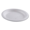 Vanguard Renewable And Compostable Sugarcane Plates, 6" Dia, White, 1,000/Carton