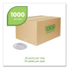 Vanguard Renewable And Compostable Sugarcane Plates, 6" Dia, White, 1,000/Carton