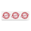 Tamper Seal Label, 1.88 X 6, Red/White, 500/Roll, 4 Rolls/Carton