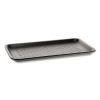 Supermarket Tray, #10S, 10.9 x 5.9 x 0.7, Black, Foam, 500/Carton