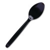 Cutlery For Cutlerease Dispensing System, Mediumweight Spoon, Plastic, Black, 960/Box
