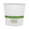 Paper Bowls, 24 Oz, 4.4" Diameter x 4.4" h, White, 500/Carton