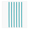 Marine Biodegradable Straws, 10.25", Pha, Ocean Blue, Wrapped, 250/Box, 8 Boxes/Carton