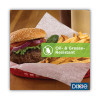 All-Purpose Food Wrap, Dry Wax Paper, 14 x 14, White, 1,000 Sheets/Pack, 4 Packs/Carton