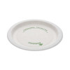 Earthchoice Pressware Compostable Dinnerware, Plate, 6" Dia, White, 750/Carton