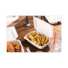 Earthchoice Vented Microwavable Mfpp Hinged Lid Container, 9 x 6 x 3.1, White, Plastic, 170/Carton
