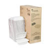 Earthchoice Vented Microwavable Mfpp Hinged Lid Container, 9 x 6 x 3.1, White, Plastic, 170/Carton