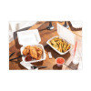 Earthchoice Vented Microwavable Mfpp Hinged Lid Container, 9 x 6 x 2.75, White, Plastic, 170/Carton
