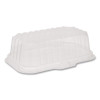 Ops Dome-Style Lid, 17S Deep Dome, 8.3 x 4.8 x 2.1, Clear, Plastic, 250/Carton