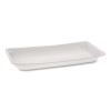 Supermarket Tray, #10P, 10.75 x 5.5 x 1.2, White, Foam, 400/Carton