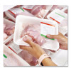 Supermarket Tray, #10P, 10.75 x 5.5 x 1.2, White, Foam, 400/Carton