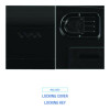Ultrafold Multifold/c-Fold Towel Dispenser, 11.75 X 6.25 X 18, Black Pearl