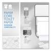 Pro Small Core High Capacity/Srb Bath Tissue, Septic Safe, 2-Ply, White, 1,100 Sheets/Roll, 36 Rolls/Carton
