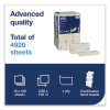 Peakserve Continuous Hand Towel, 1-Ply, 7.91 x 8.85, White, 410 Wipes/Pack, 12 Packs/Carton