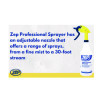Professional Spray Bottle, 32 Oz, Blue/Gold/Clear, 36/Carton