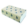 Structured Multifold Towels, 1-Ply, 9 x 9.5, White, 250/Pack, 16 Packs/Carton