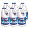 Concentrated Regular Disinfecting Bleach, Unscented, 43 Oz Bottle, 6/Carton