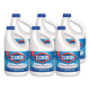 Concentrated Regular Disinfecting Bleach, Unscented, 81 Oz Bottle, 6/Carton